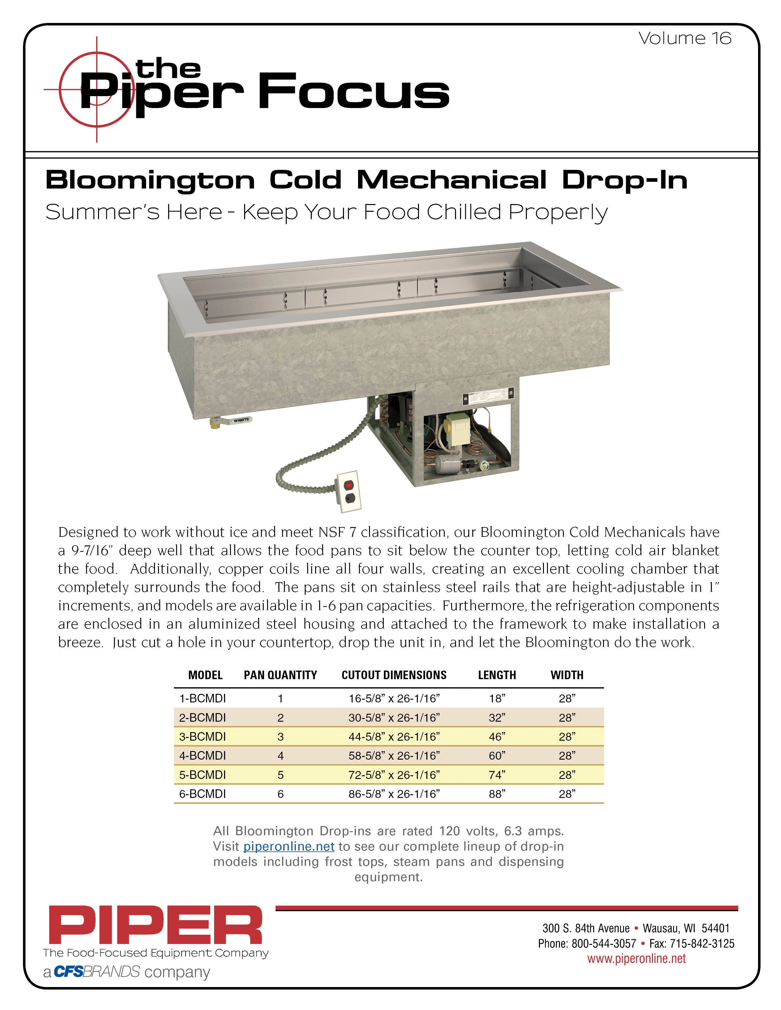 Piper Focus Volume 16 - BCM Drop-In